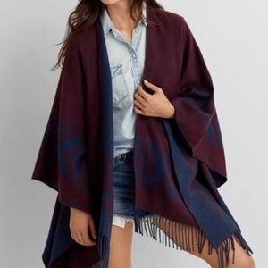 American Eagle Poncho (O/S)